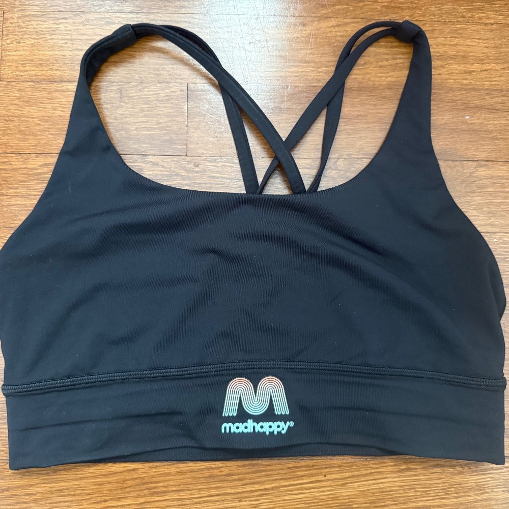 MadHappy x Lululemon Crossover Strap Sports Bra – Size 10